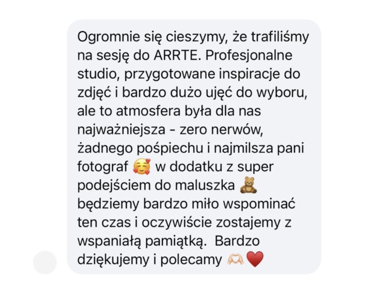 Opinia klienta 1